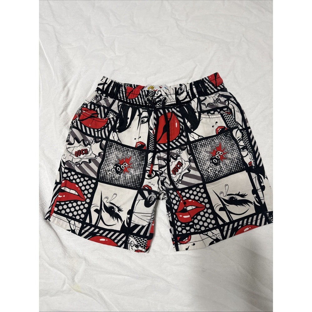 Oh Snap! Drill Clothing Short Unisex Small 90s Retro Comics Cotton Spandex Y2K